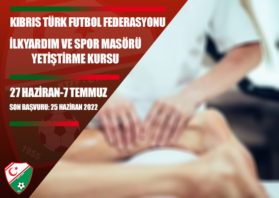 İlkyardım ve Spor Masörü Yetiştirme Kursu kayıtları başladı